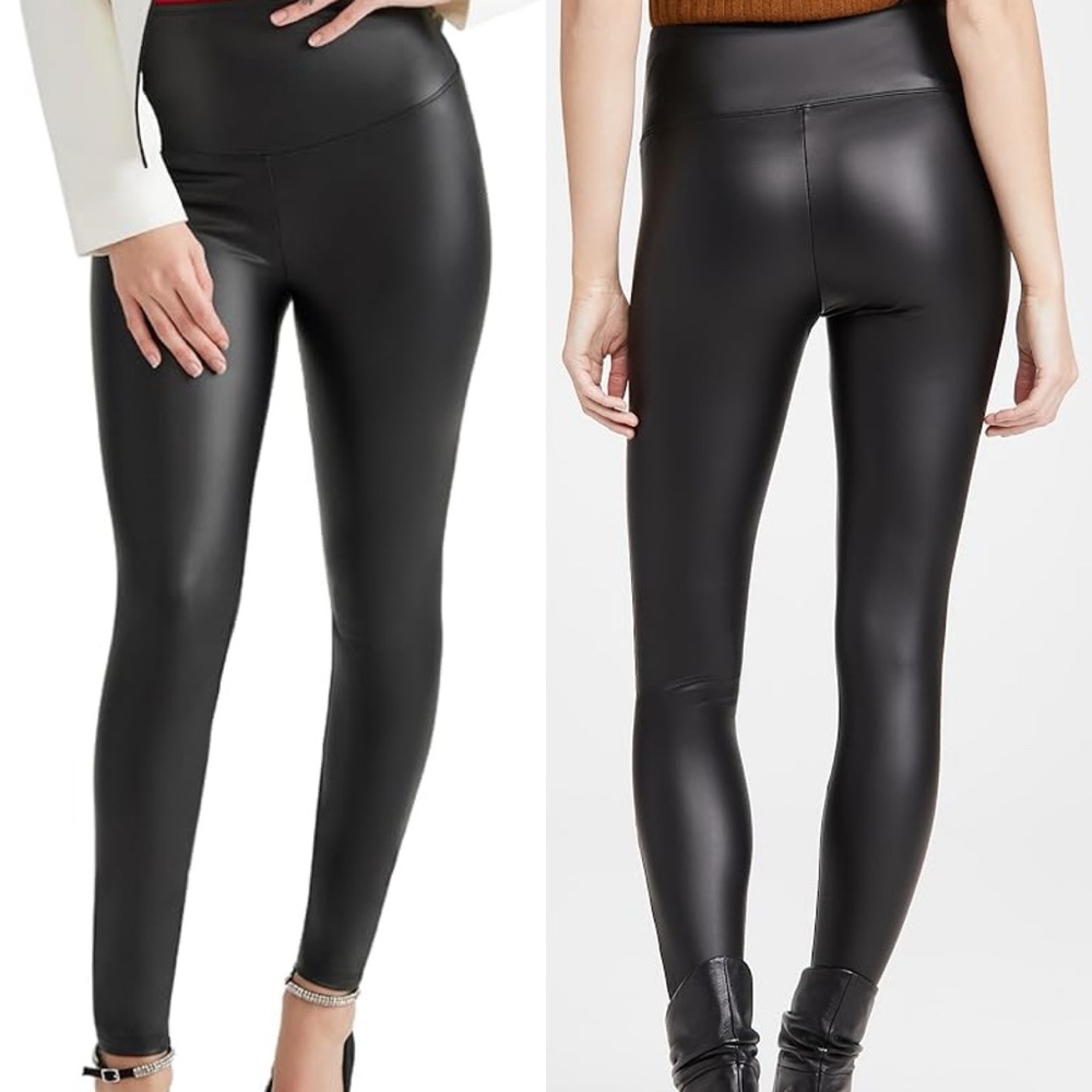 Yummie Faux Leather Leggings
